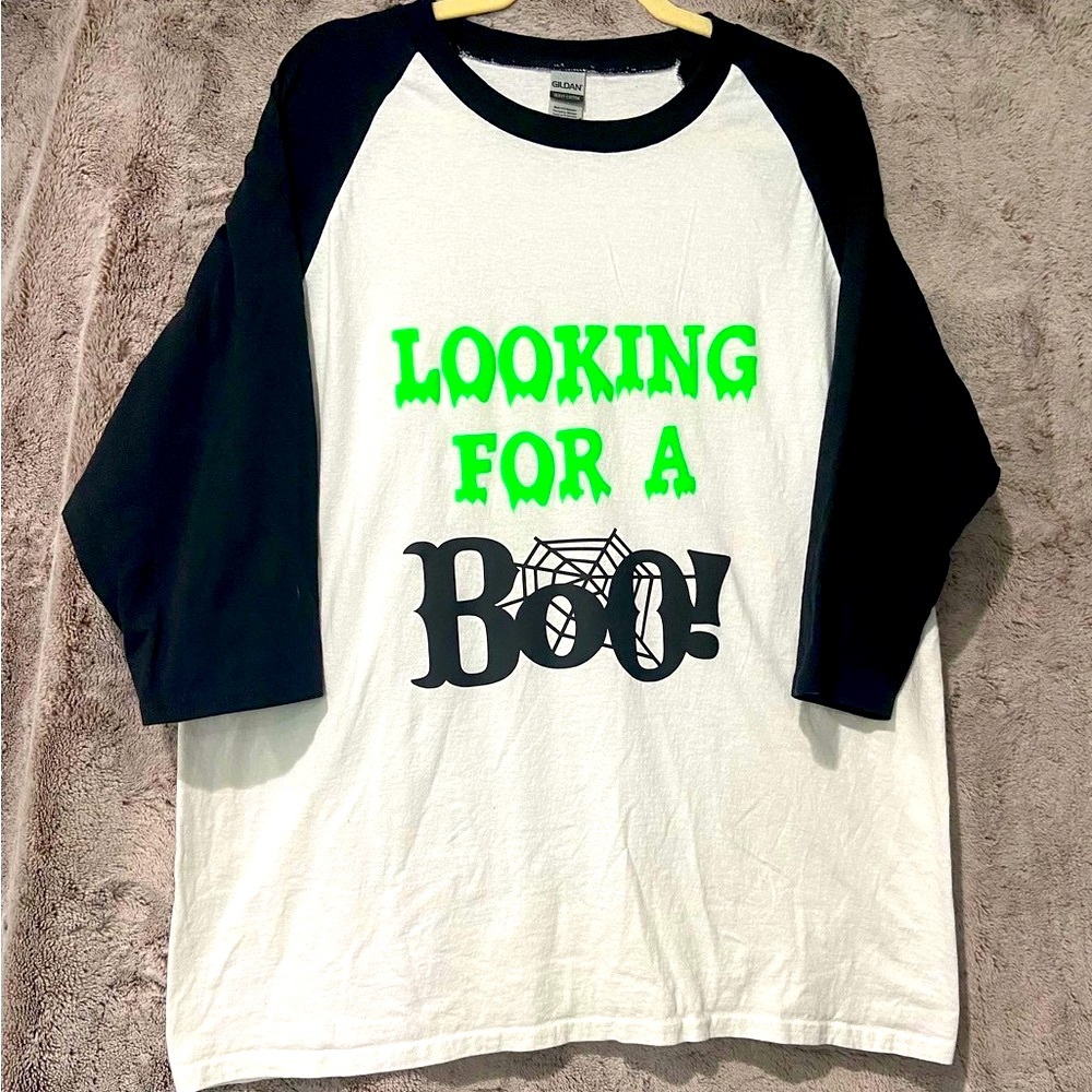 Fall tee - Looking for a Boo Unisex Fall 3/4 Tee